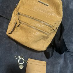 Steve Madden Yellow Backpack 