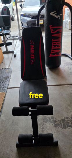 Used gym exercise set