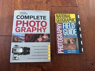 2 Books National Geographic Complete Photography & Field Guide Learning Study