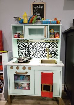 IKEA custom play kitchen