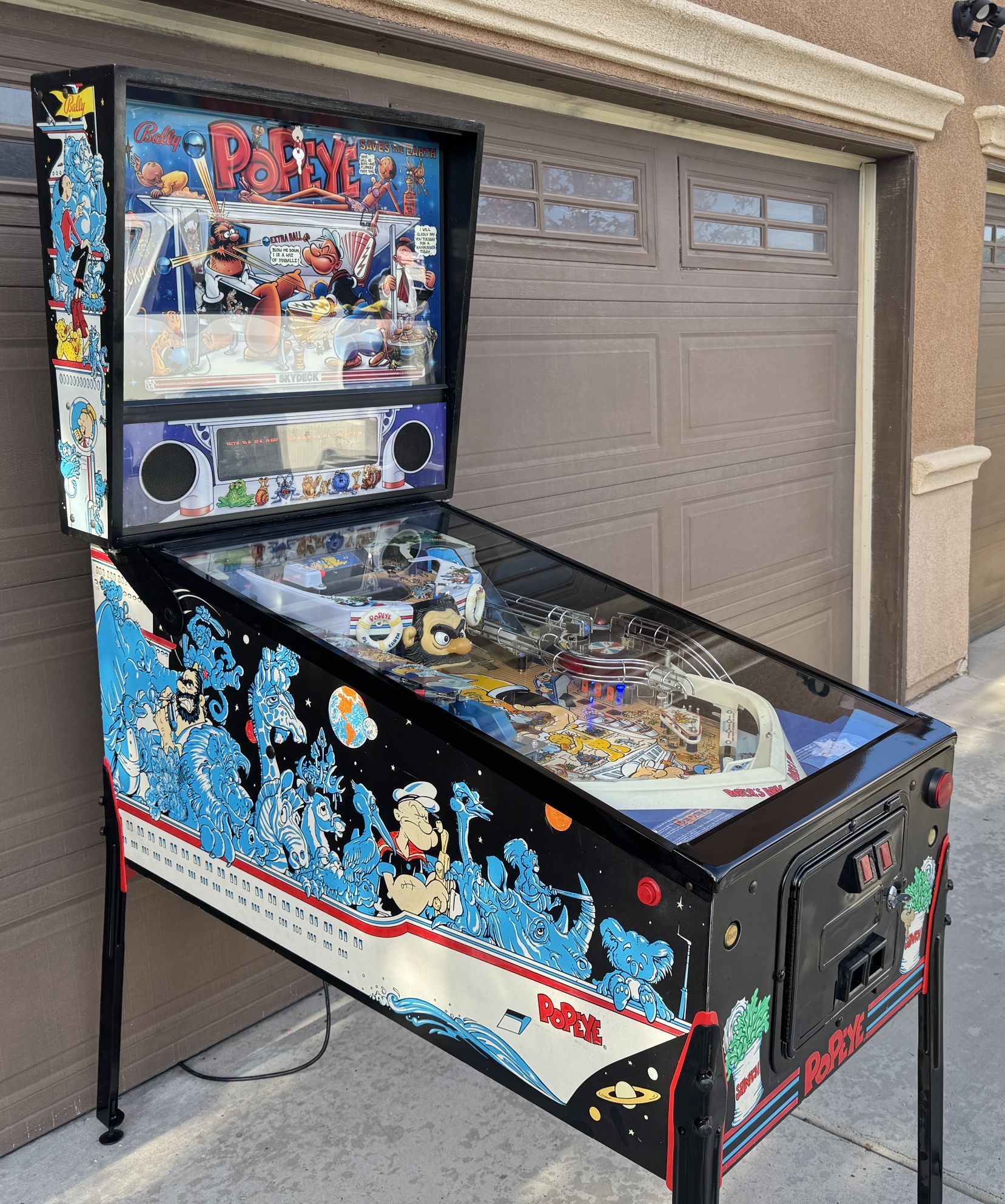 Popeye Pinball Machine By Bally