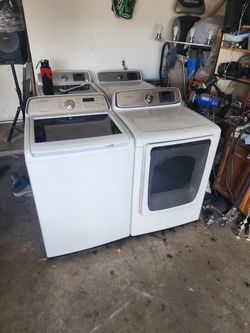 Samsung Washer And Electric Dryer Large Capacity