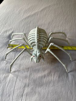 Large 15-Inch Halloween Skeleton Spider Decoration