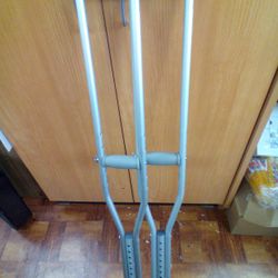 Adjustable Aluminium Crutches For Adults
