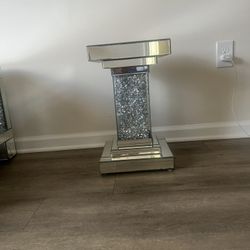 Glass Night Stand 