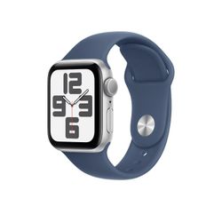 Brand New Apple Watch SE (2nd Gen) Silver Aluminum Case with Blue Band