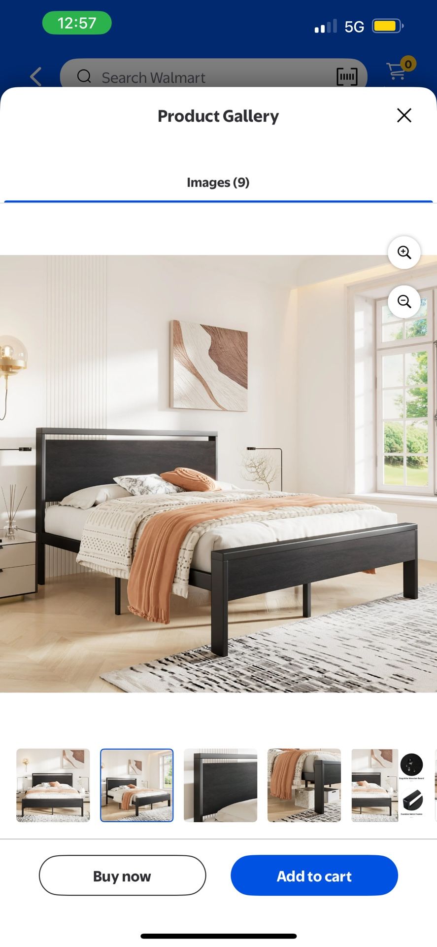 Black Bed Frame
