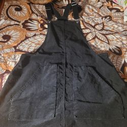 Black Overall Dress 