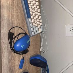 Logitech Headphones + Mouse 