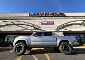 Toyota Tacoma Wheels Tires Leveling & Lift Kits Accessories intakes Side Stows Bed Covers Air-bag Kits Installations. (WE Finance)