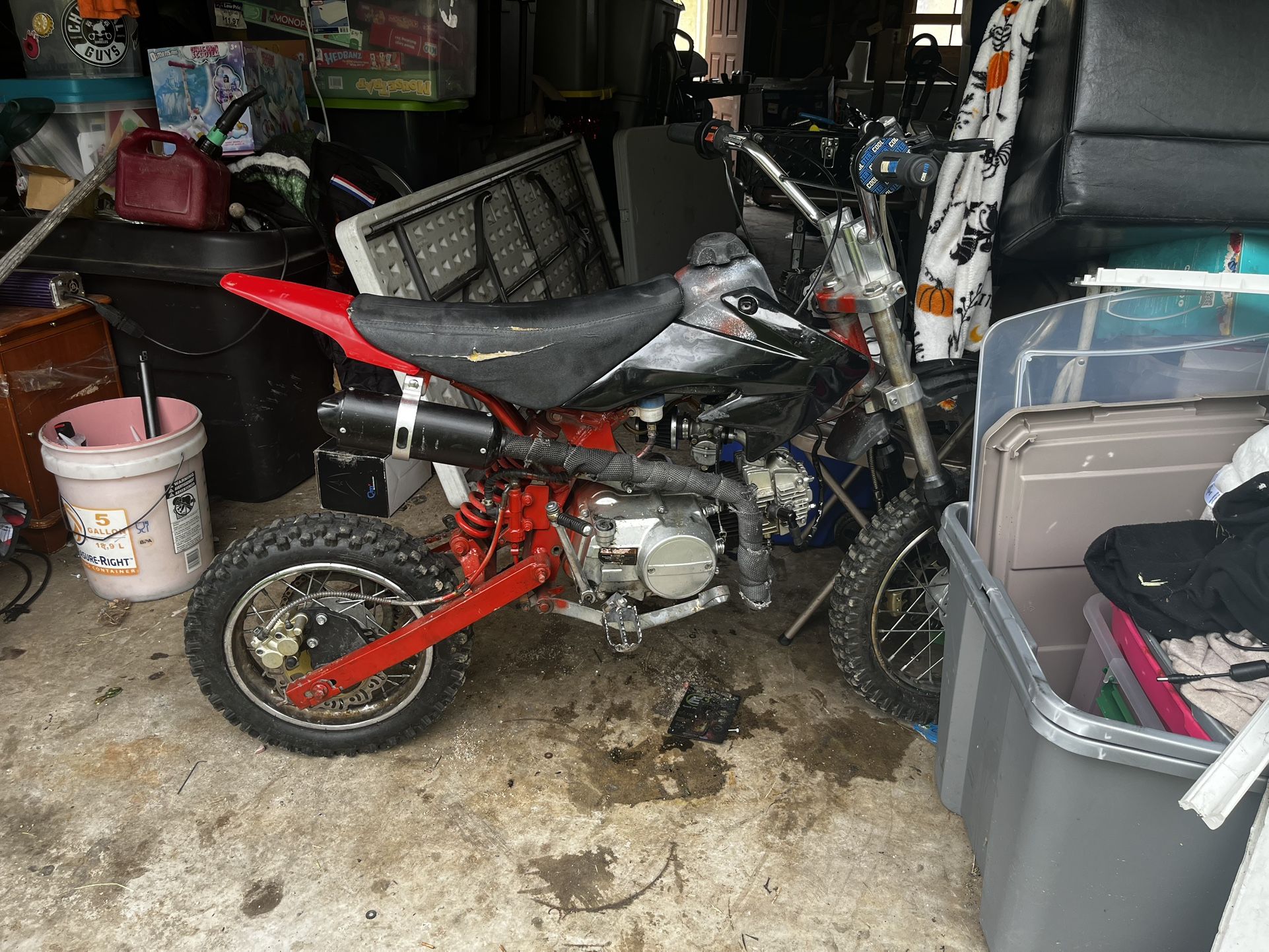 125cc Pit Bike Needs Top End Rebuild
