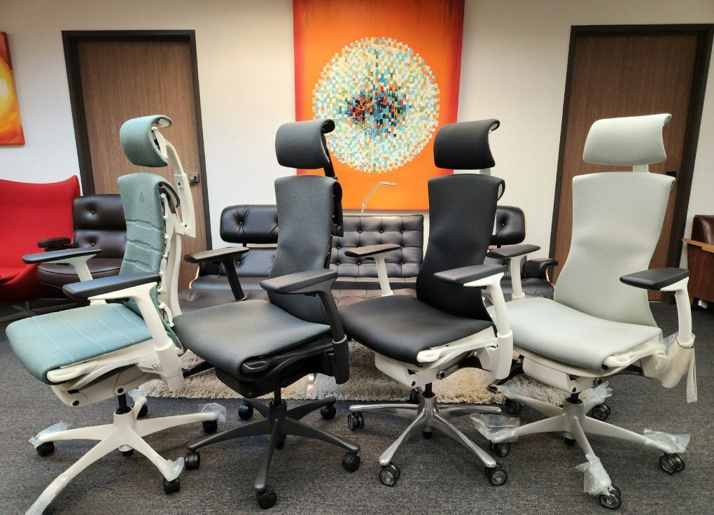 NEW AND USED HERMAN MILLER EMBODY CHAIRS MANY COLOR AND OPTIONS AVAILABLE!!!