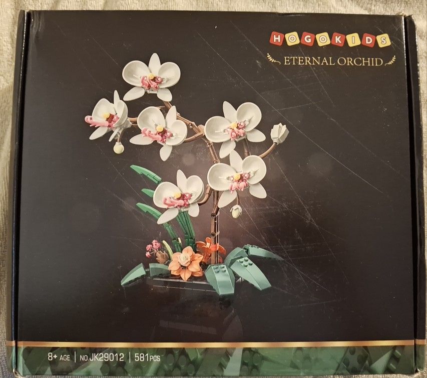 Hogokids Orchid Flowers 3D Puzzle Building Kit 581PCS Botanical Collect JK29012