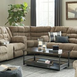 [SPECIAL] Workhorse Cocoa Reclining Sectional

