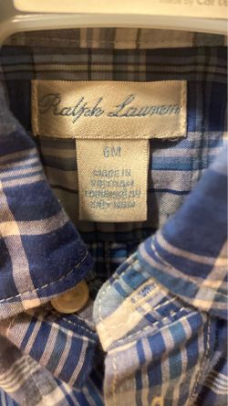Ralph Lauren 6 month one piece