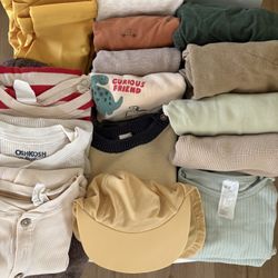 2T Toddler Boy Clothes & 1 Pair Of Shoes