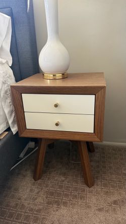 (2) Midcentury Modern Nightstands