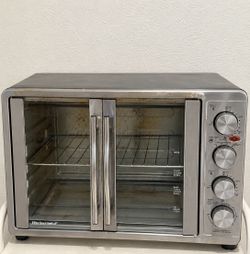 Elite Gourmet French Door Toaster Oven – Stainless Steel *moving Sales *