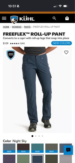 Kühl Freeflex Roll-up Pant size 4R