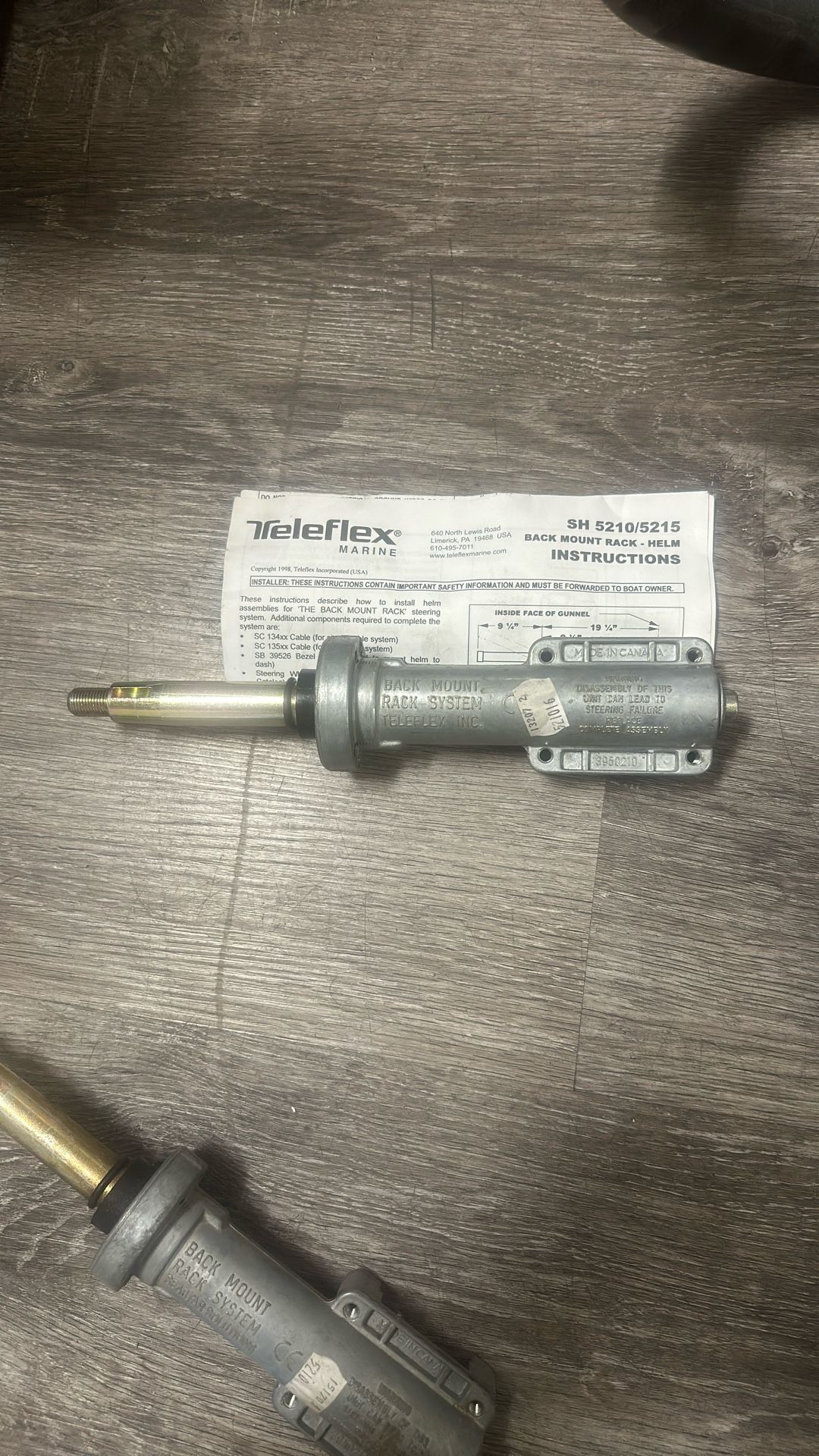Teleflex Marine SH5210 Steering