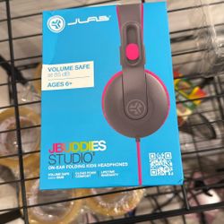 JLab JBuddies Studio on-ear kids' wired headphones