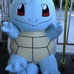 Giant Jumbo 45 Inch Fair Prize Squirtle Pokémon Plush