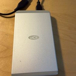 Lacie 1TB USB3 Hard Drive w/Case