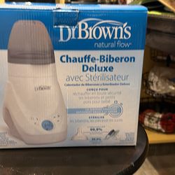 Dr. Brown deluxe bottle warmer an sterilizer