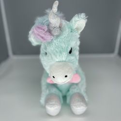 FAO Schwarz 15" Pink Unicorn Plush Stuffed Animal with LED Lights & Sounds