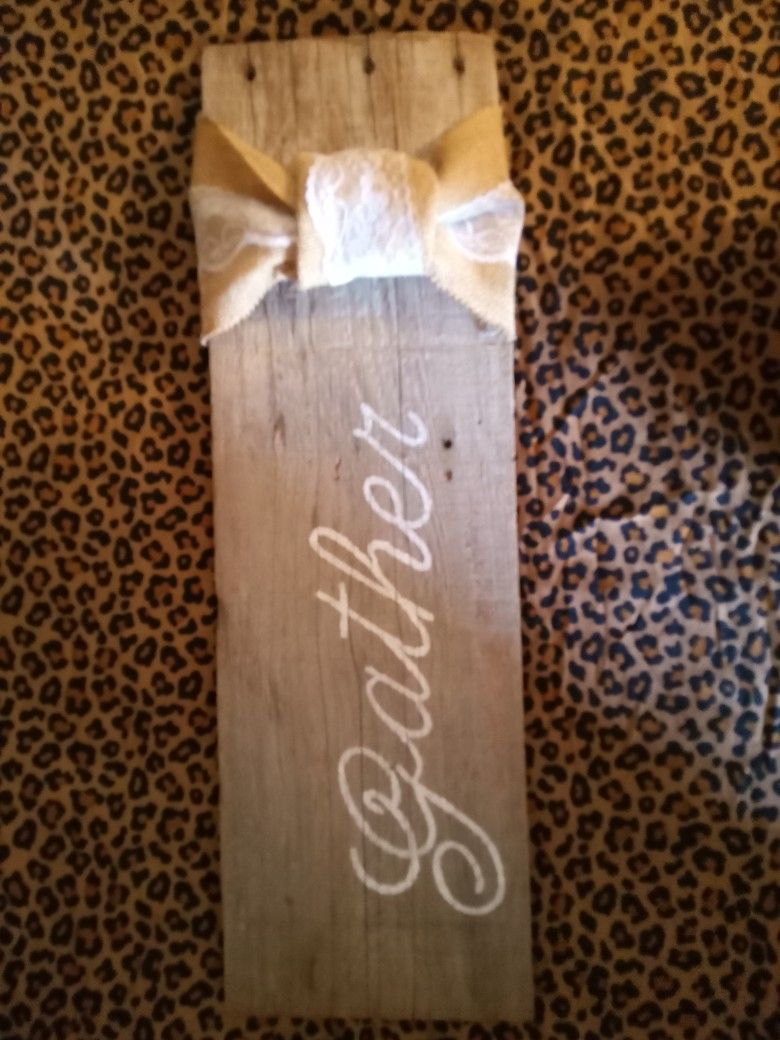 Gather Sign