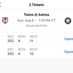 Astros Tickets 