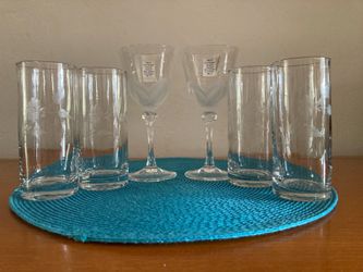 Vintage French wine glasses Vintage French wine glasses