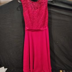 Girls XS Floral Lace A Line Dress