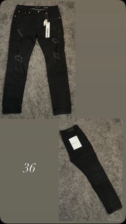 Black Purple Brand Denim Jeans Brand New Size 36