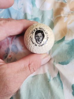 Bill Clinton Slick Willie Golf Ball