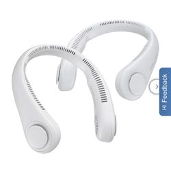 JISULIFE Neck Fan, 2-pack