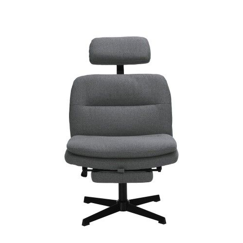 Executive Office Chair Ergonomic Accent Chair with Footrest