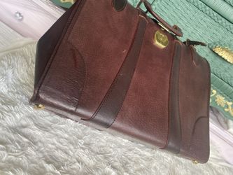 A Large Vintage Leather Bag