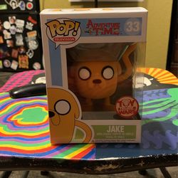 Jake (toy wars exclusive) Funko pop (flocked)