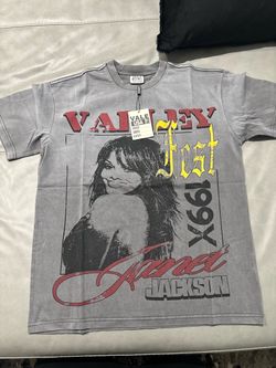 Vale USA Janet Jackson Graphic T-Shirt Medium