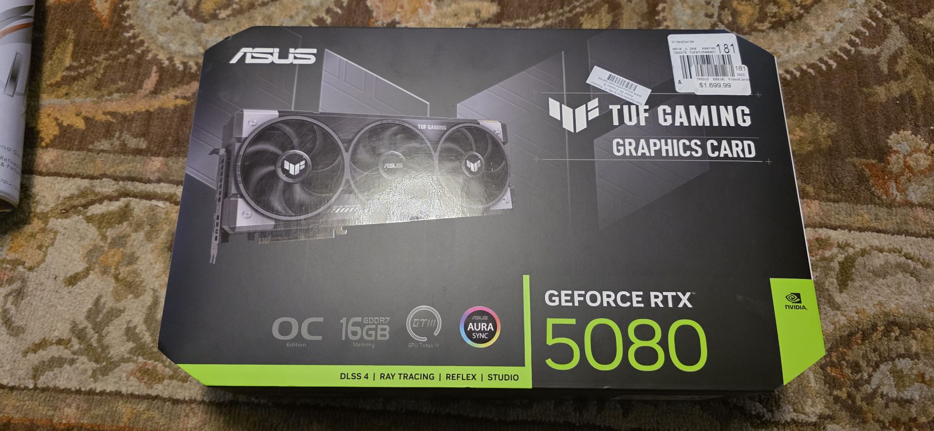 *SEALED BOX* ASUS NVIDIA GeForce RTX 5080 TUF Gaming OC Edition Graphics Card