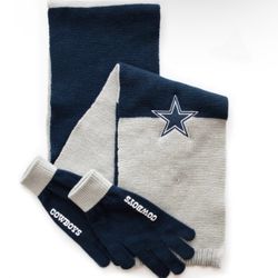 NFL Dallas Cowboys Scarf & Gloves