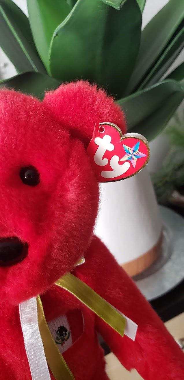 Baby Osito Beanie Mexico Beanie Baby Ty Beanie Buddy Osito Mexican