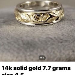 Gold band 14 kt