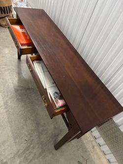 Entry way wooden table