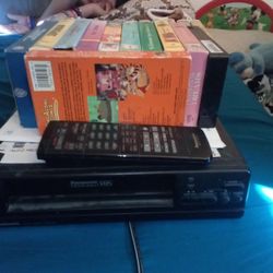 Vhs Movies And VHS Player 