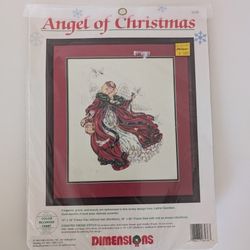 Vintage Dimensions Angel of Christmas Cross Stitch Kit 8436 Needlepoint