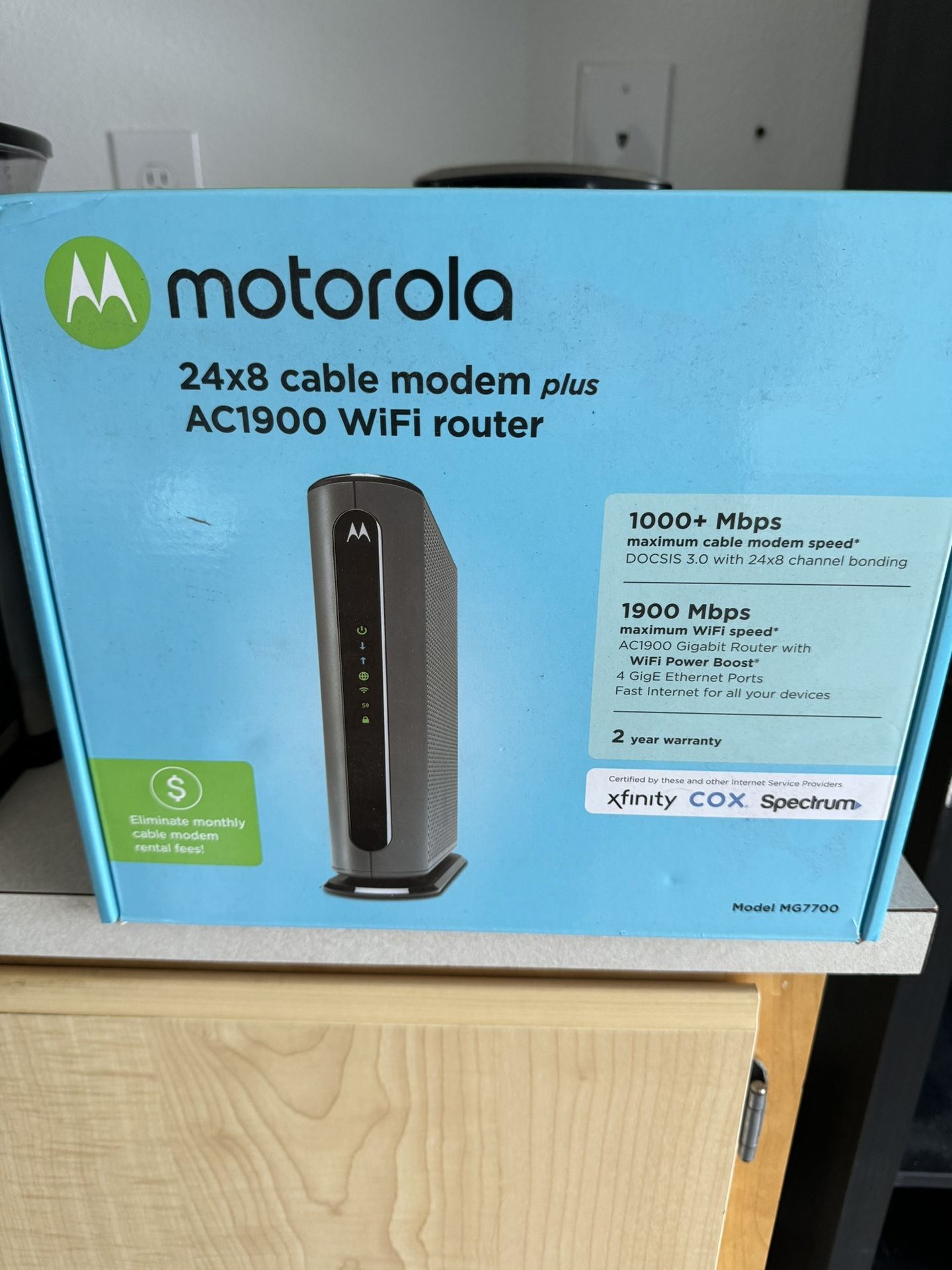 Motorola AC1900 wifi Router