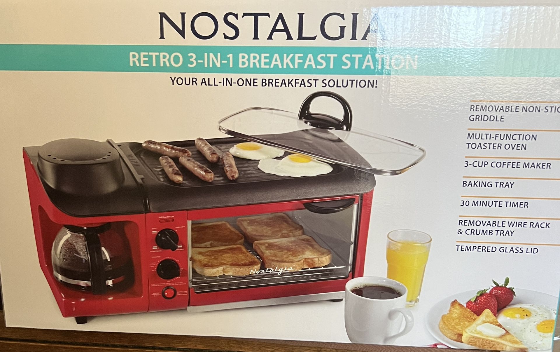 3/1 Breakfast Station Brand -New In Box!