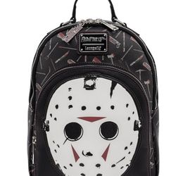 Loungefly Jason Friday The 13th Backpack Glows New With Tags 